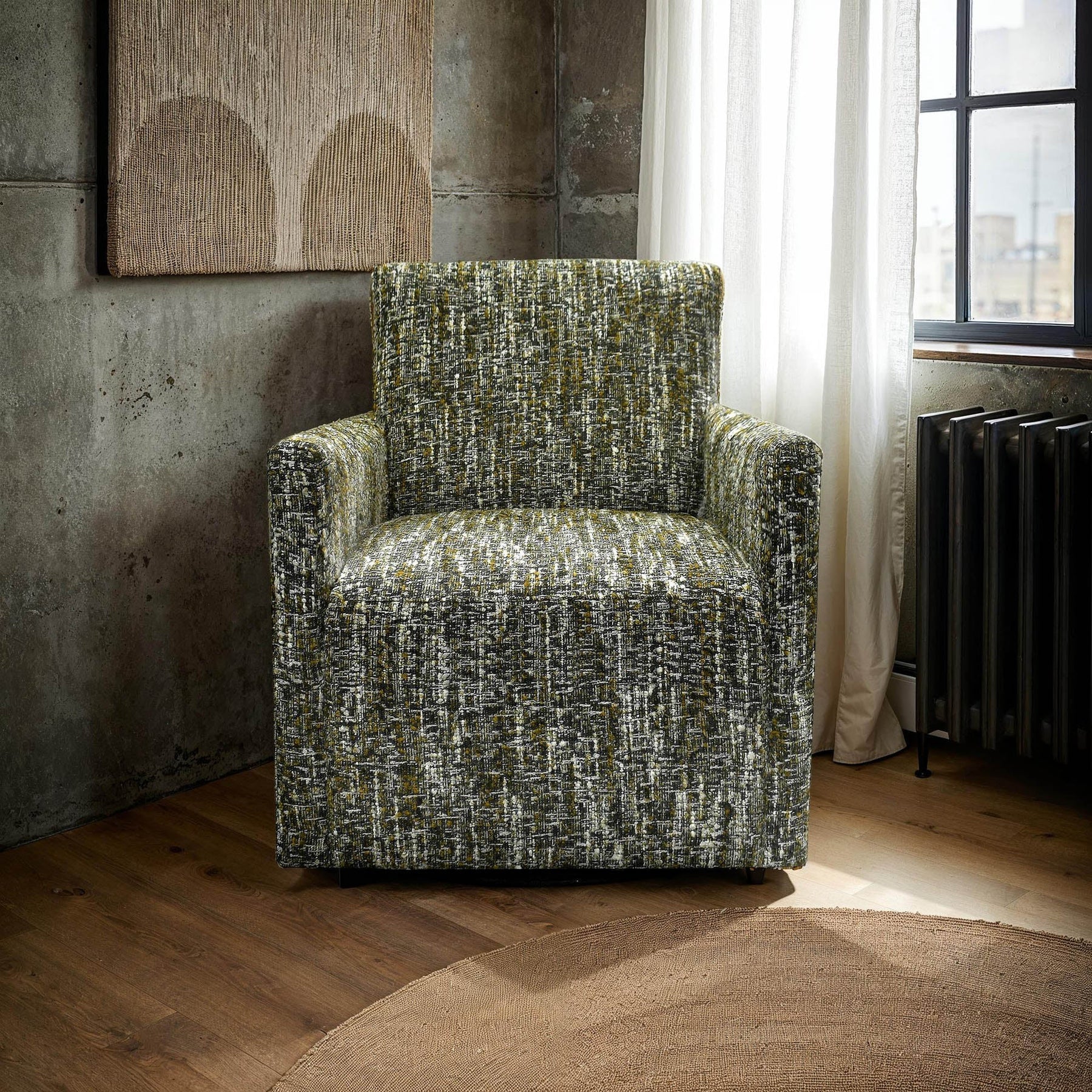 Riley Swivel Club Chair - variety of styles from classic to contemporary | Image 2 | InSTYLE Home & Rugs