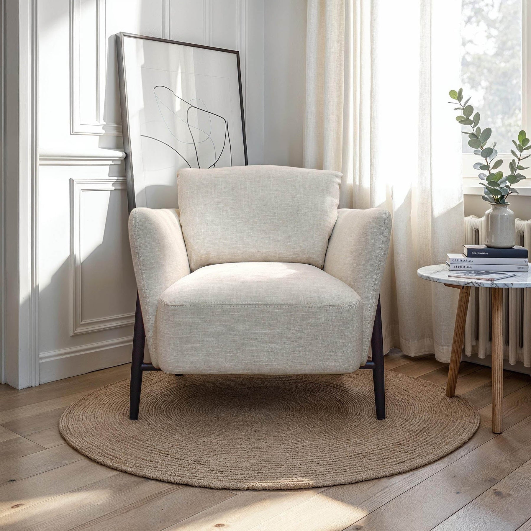 Beaux Club Chair - durable construction for long-lasting use | Image 2 | InSTYLE Home & Rugs