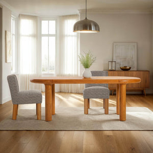 Destiny Oval Dining Table - elegant seating for dining areas | Image 2 | InSTYLE Home & Rugs