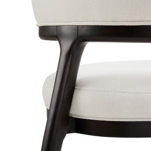 ERICA Dining Chair Walnut Finish - elegant seating for dining areas | Image 4 | InSTYLE Home & Rugs