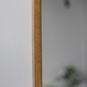 Fawn Oval Mirror — Natural Wood-Framed Oval Mirror - natural wood-framed oval mirror in small and large sizes | Image 13 | InSTYLE Home & Rugs