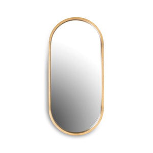 Fawn Oval Mirror — Natural Wood-Framed Oval Mirror - natural wood-framed oval mirror in small and large sizes | Image 2 | InSTYLE Home & Rugs