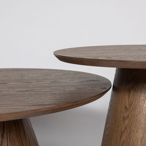 Fête Table Set — Smoked Ash Veneer Coffee & Accent Tables - smoked ash veneer coffee and accent table set | Image 5 | InSTYLE Home & Rugs