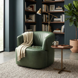 Fireside Swivel Club Chair - durable construction for long-lasting use | Image 2 | InSTYLE Home & Rugs