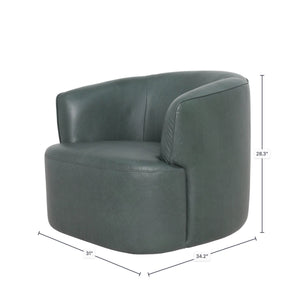 Fireside Swivel Club Chair - comfortable seating for dining and office spaces | Image 3 | InSTYLE Home & Rugs
