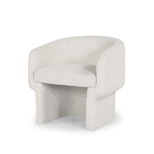 Fleur Chair — Curved Upholstered Lounge Chair - curved upholstered lounge chair with a flowing silhouette | Image 1 | InSTYLE Home & Rugs