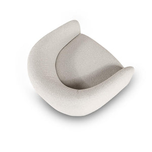Fleur Chair — Curved Upholstered Lounge Chair - curved upholstered lounge chair with a flowing silhouette | Image 18 | InSTYLE Home & Rugs