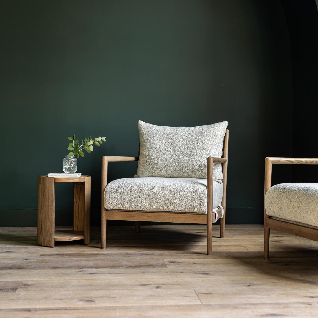 Brit Accent Chair - stylish accent chair to elevate your living room decor | Image 2 | InSTYLE Home & Rugs