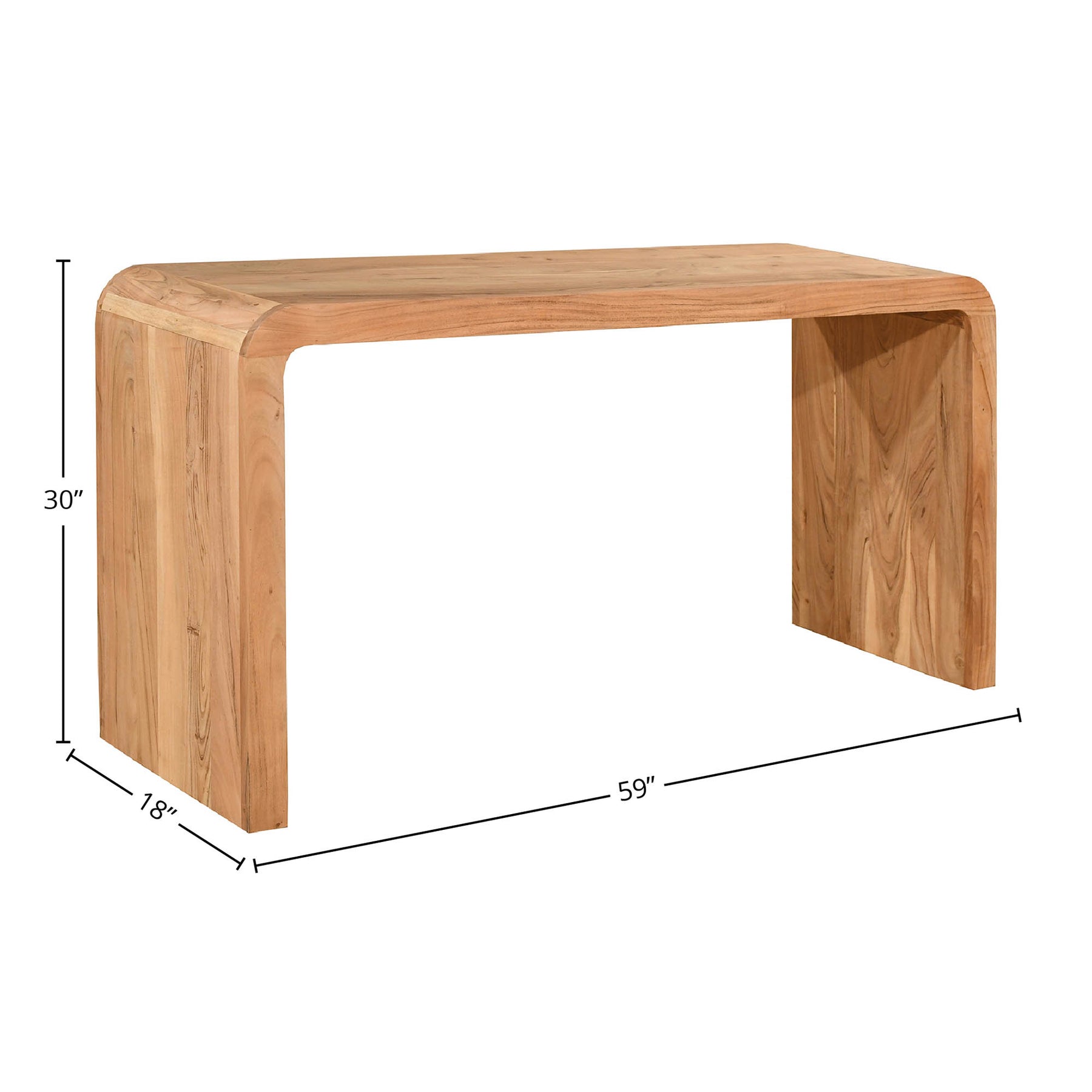 Form Curve Large Console - versatile console for stylish storage and display in any room | Image 2 | InSTYLE Home & Rugs