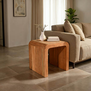Form Curve Side Table - available in a variety of materials and styles | Image 2 | InSTYLE Home & Rugs