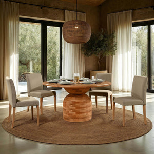 Form Round Dining Table - elegant seating for dining areas | Image 2 | InSTYLE Home & Rugs