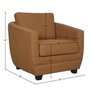 Baltimo Club Chair - durable construction for long-lasting use | Image 3 | InSTYLE Home & Rugs