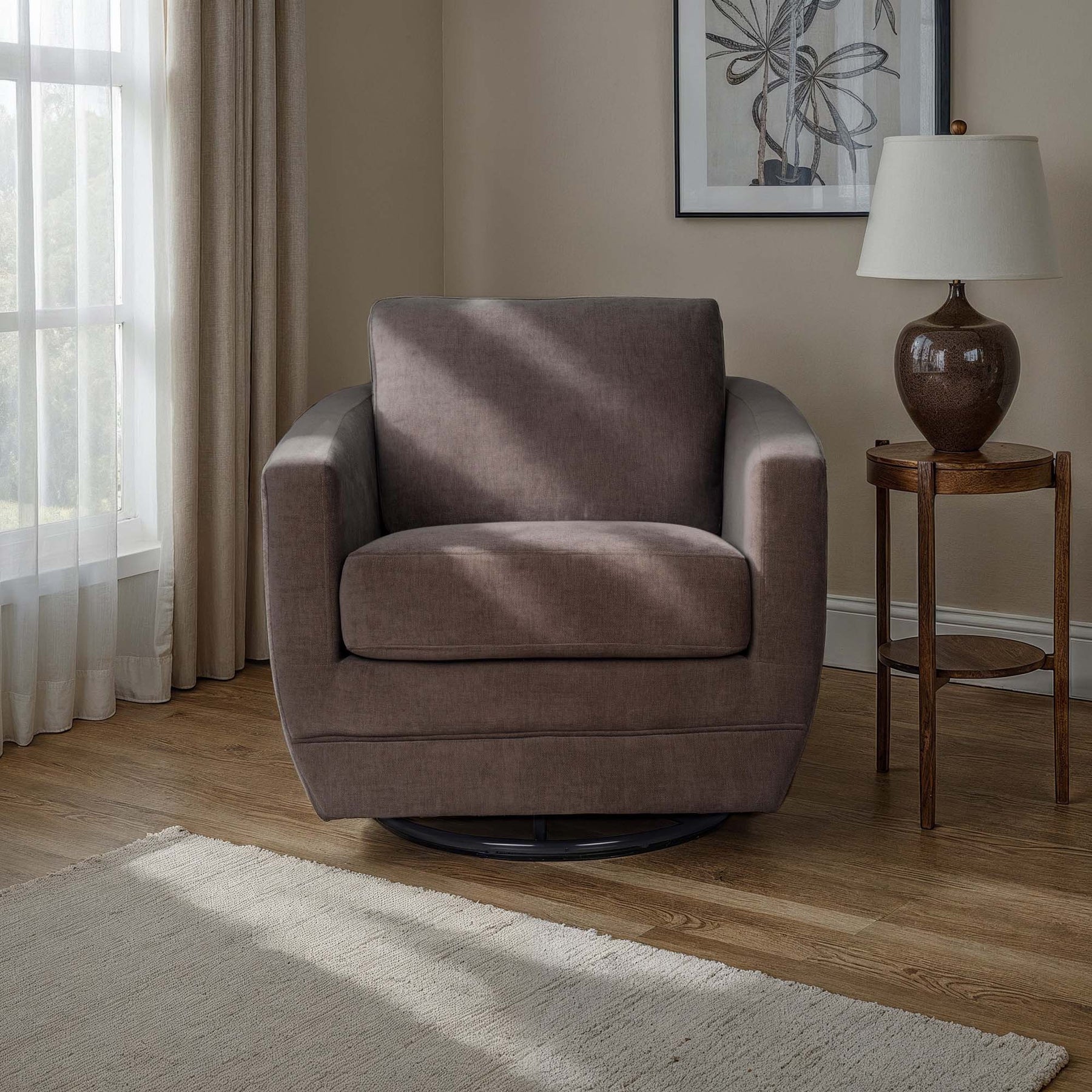 Baltimo Swivel Glider - | Image 2 | InSTYLE Home & Rugs