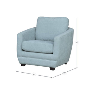 Baltimo Club Chair - durable construction for long-lasting use | Image 3 | InSTYLE Home & Rugs