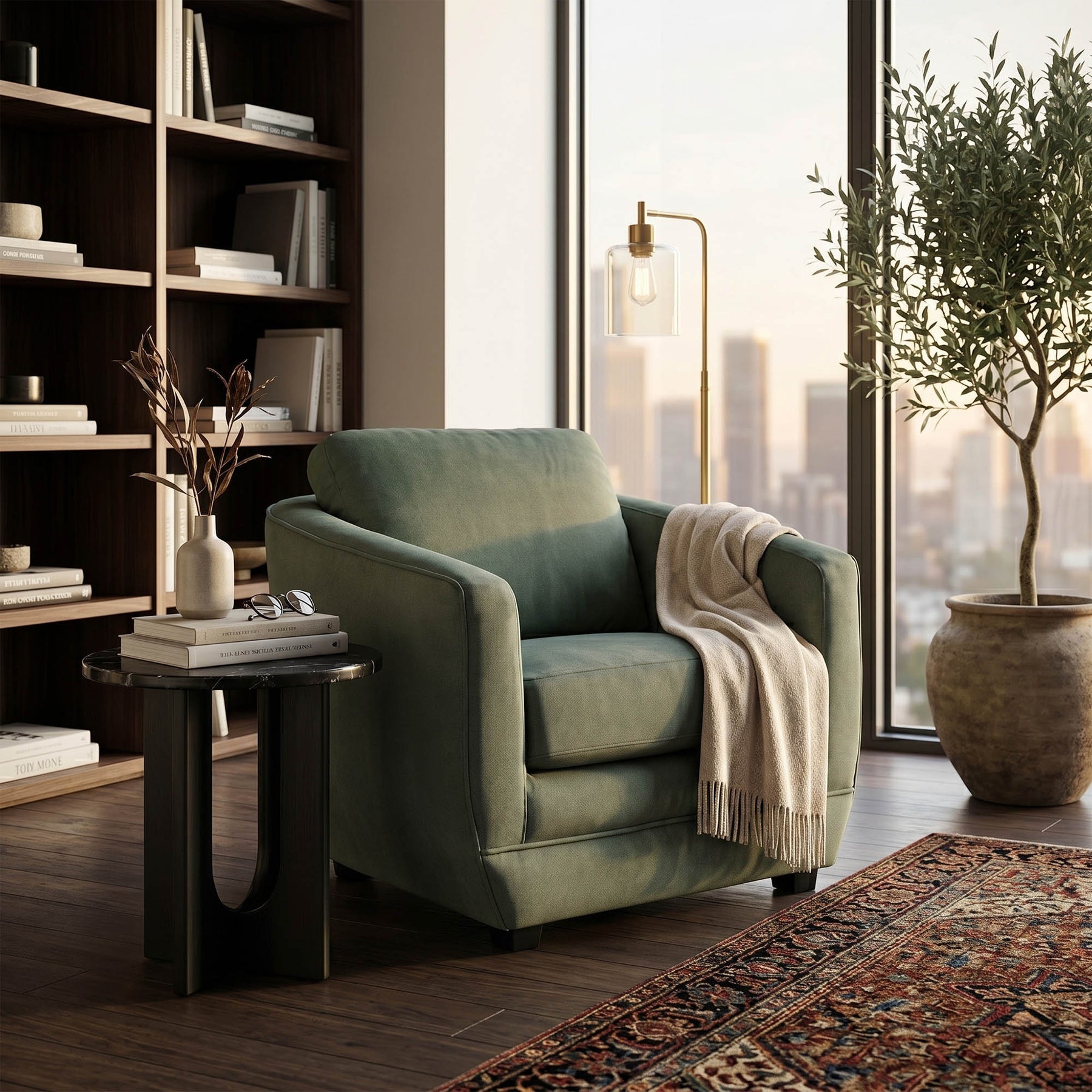Baltimo Club Chair - durable construction for long-lasting use | Image 2 | InSTYLE Home & Rugs