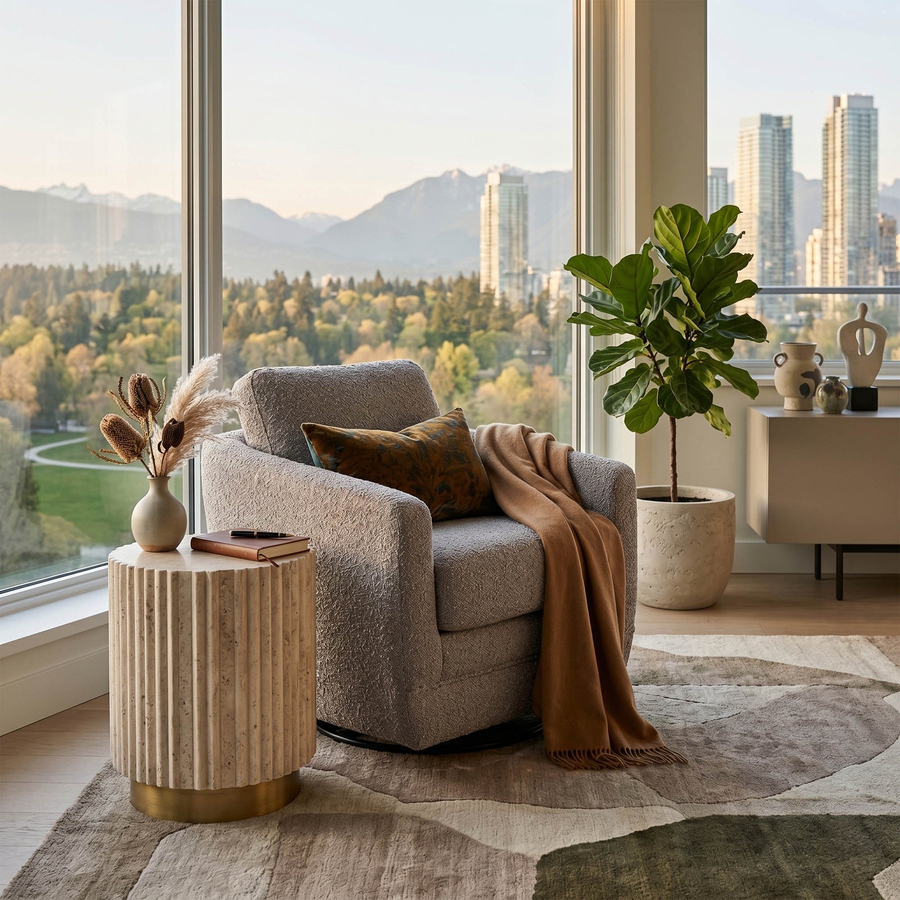 Baltimo Swivel Glider - durable construction for long-lasting use | Image 2 | InSTYLE Home & Rugs