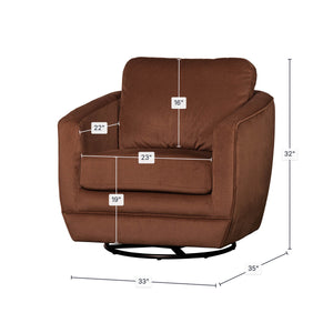 Baltimo Swivel Glider - durable construction for long-lasting use | Image 3 | InSTYLE Home & Rugs
