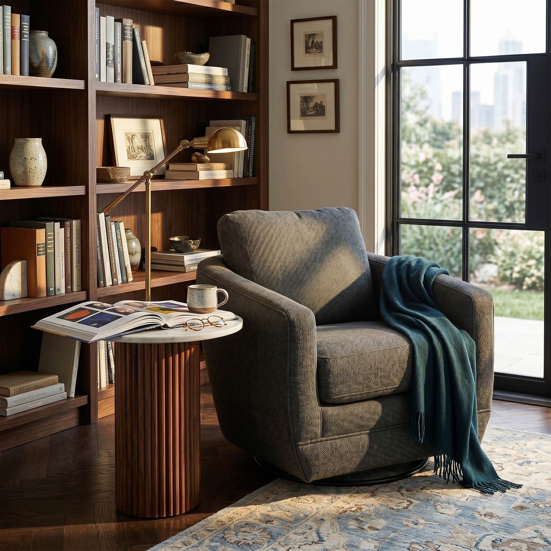 Baltimo Swivel Glider - variety of styles from classic to contemporary | Image 2 | InSTYLE Home & Rugs