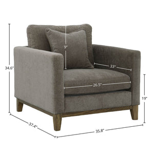 Burbank Club Chair - comfortable seating for dining and office spaces | Image 3 | InSTYLE Home & Rugs