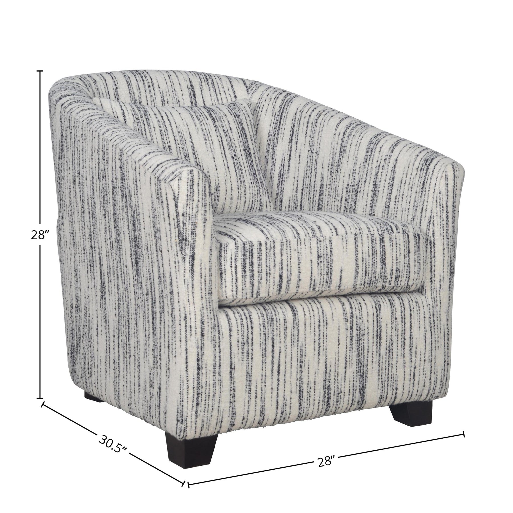 Carmen Club Chair - comfortable seating for dining and office spaces | Image 2 | InSTYLE Home & Rugs