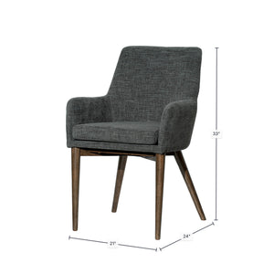 Fritz Arm Dining Chair - comfortable dining experience | Image 3 | InSTYLE Home & Rugs