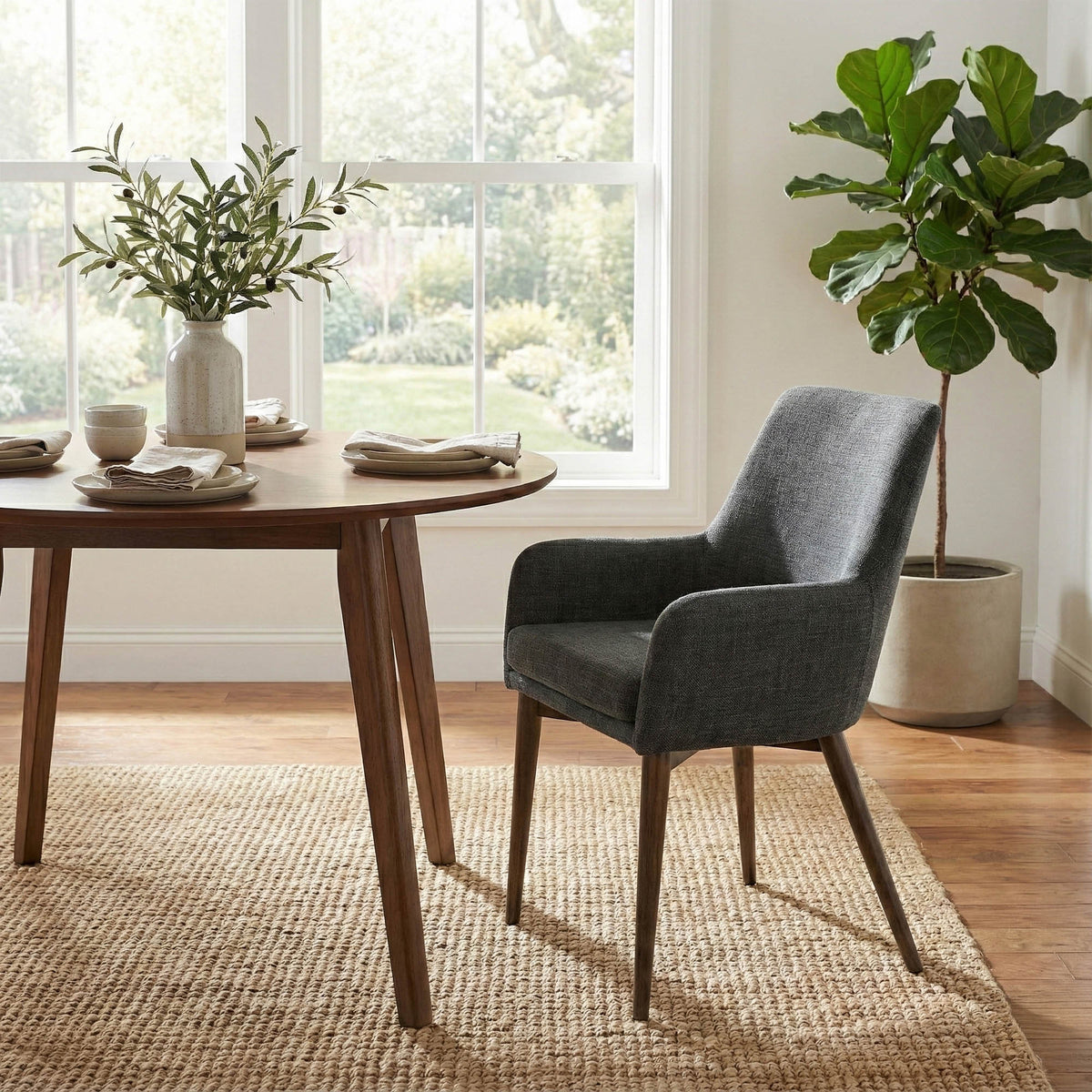Fritz Arm Dining Chair - comfortable dining experience | Image 2 | InSTYLE Home & Rugs