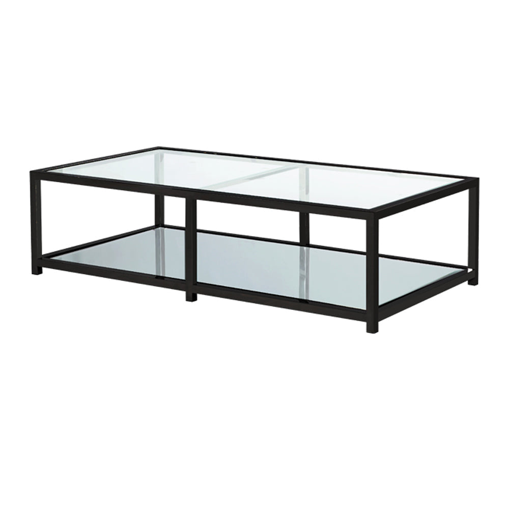 CASPIAN Black Coffee Table GY-CT-8206BK BLACK METAL - perfect for holding drinks, decor, or lamps | Image 1 | InSTYLE Home & Rugs