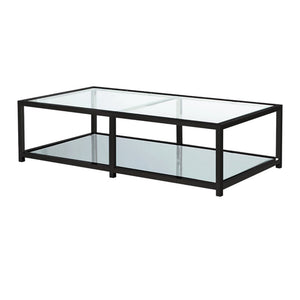CASPIAN Black Coffee Table GY-CT-8206BK BLACK METAL - perfect for holding drinks, decor, or lamps | Image 2 | InSTYLE Home & Rugs