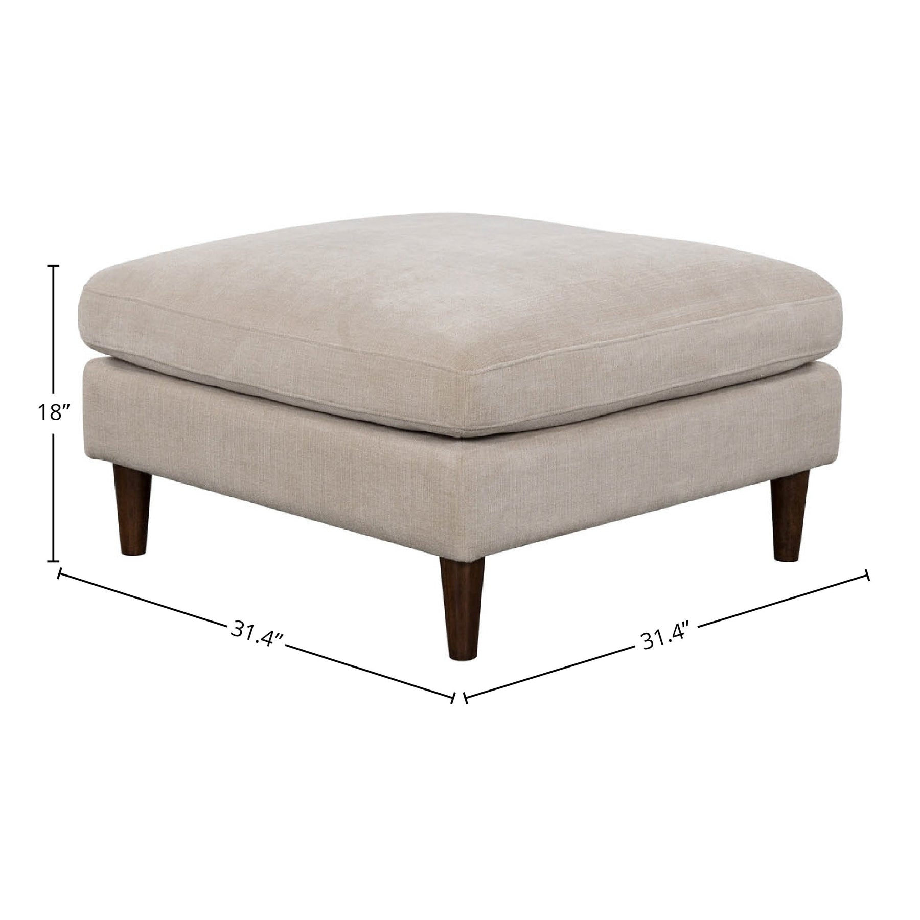 Gemma Ottoman - comfortable ottoman for any room | Image 2 | InSTYLE Home & Rugs