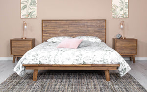 Gia 2 Drawer Nightstand - compact nightstand with style | Image 2 | InSTYLE Home & Rugs