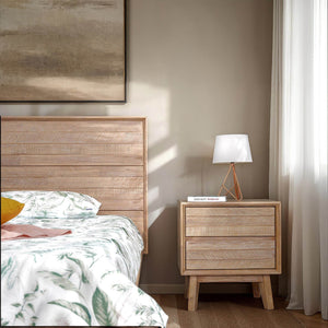 Gia 2 Drawer Nightstand - modern storage for your bedside | Image 2 | InSTYLE Home & Rugs