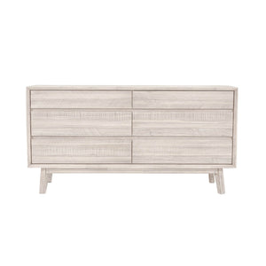 Gia 6 Drawer Dresser - sleek storage solutions for bedrooms | Image 4 | InSTYLE Home & Rugs