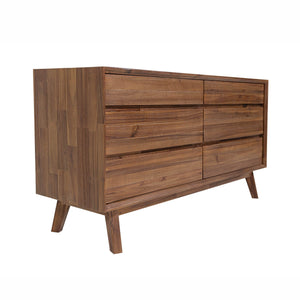 Gia 6 Drawer Dresser - stylish dresser with modern flair | Image 10 | InSTYLE Home & Rugs