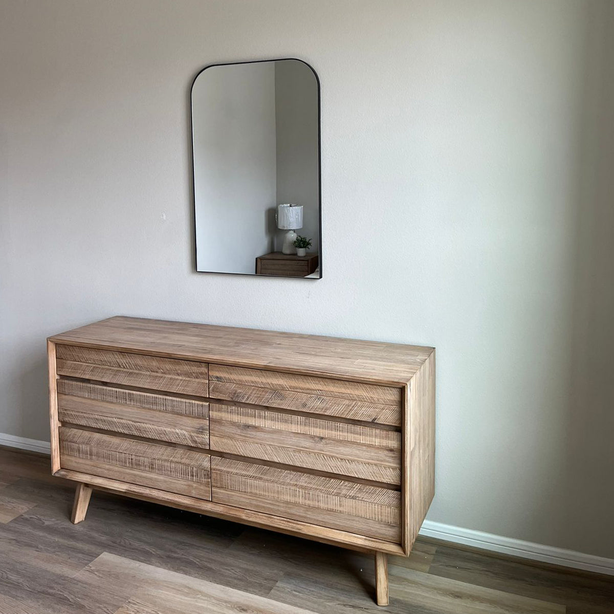 Gia 6 Drawer Dresser - sleek storage solutions for bedrooms | Image 2 | InSTYLE Home & Rugs