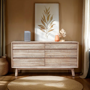 Gia 6 Drawer Dresser - sleek storage solutions for bedrooms | Image 2 | InSTYLE Home & Rugs