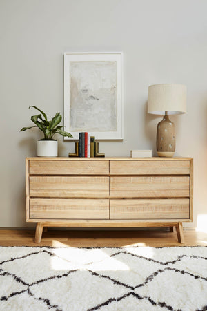 Gia 6 Drawer Dresser - sleek storage solutions for bedrooms | Image 15 | InSTYLE Home & Rugs