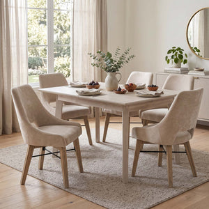 Gia Small Extension Dining Table w/ Butterfly System 55/71” - elegant seating for dining areas | Image 2 | InSTYLE Home & Rugs