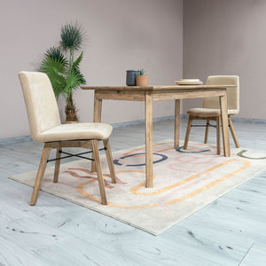 Gia Small Extension Dining Table 55/71” - comfortable dining experience | Image 14 | InSTYLE Home & Rugs