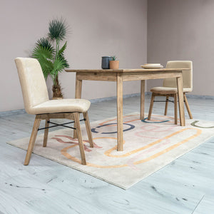 Gia Small Extension Dining Table w/ Butterfly System 55/71” - comfortable dining experience | Image 12 | InSTYLE Home & Rugs