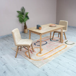 Gia Small Extension Dining Table 55/71” - comfortable dining experience | Image 17 | InSTYLE Home & Rugs