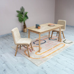 Gia Small Extension Dining Table w/ Butterfly System 55/71” - comfortable dining experience | Image 15 | InSTYLE Home & Rugs