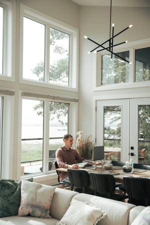 Gia Small Extension Dining Table 55/71” - comfortable dining experience | Image 11 | InSTYLE Home & Rugs