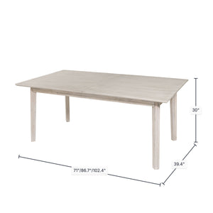 Gia Extension Dining Table 71/102" - stylish chairs for any table | Image 3 | InSTYLE Home & Rugs