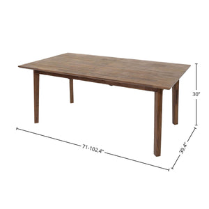 Gia Extension Dining Table 71/102" - stylish chairs for any table | Image 3 | InSTYLE Home & Rugs
