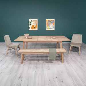 Gia Extension Dining Table 71/102" - elegant seating for dining areas | Image 23 | InSTYLE Home & Rugs