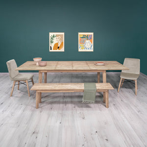 Gia Extension Dining Table 71/102" - elegant seating for dining areas | Image 24 | InSTYLE Home & Rugs
