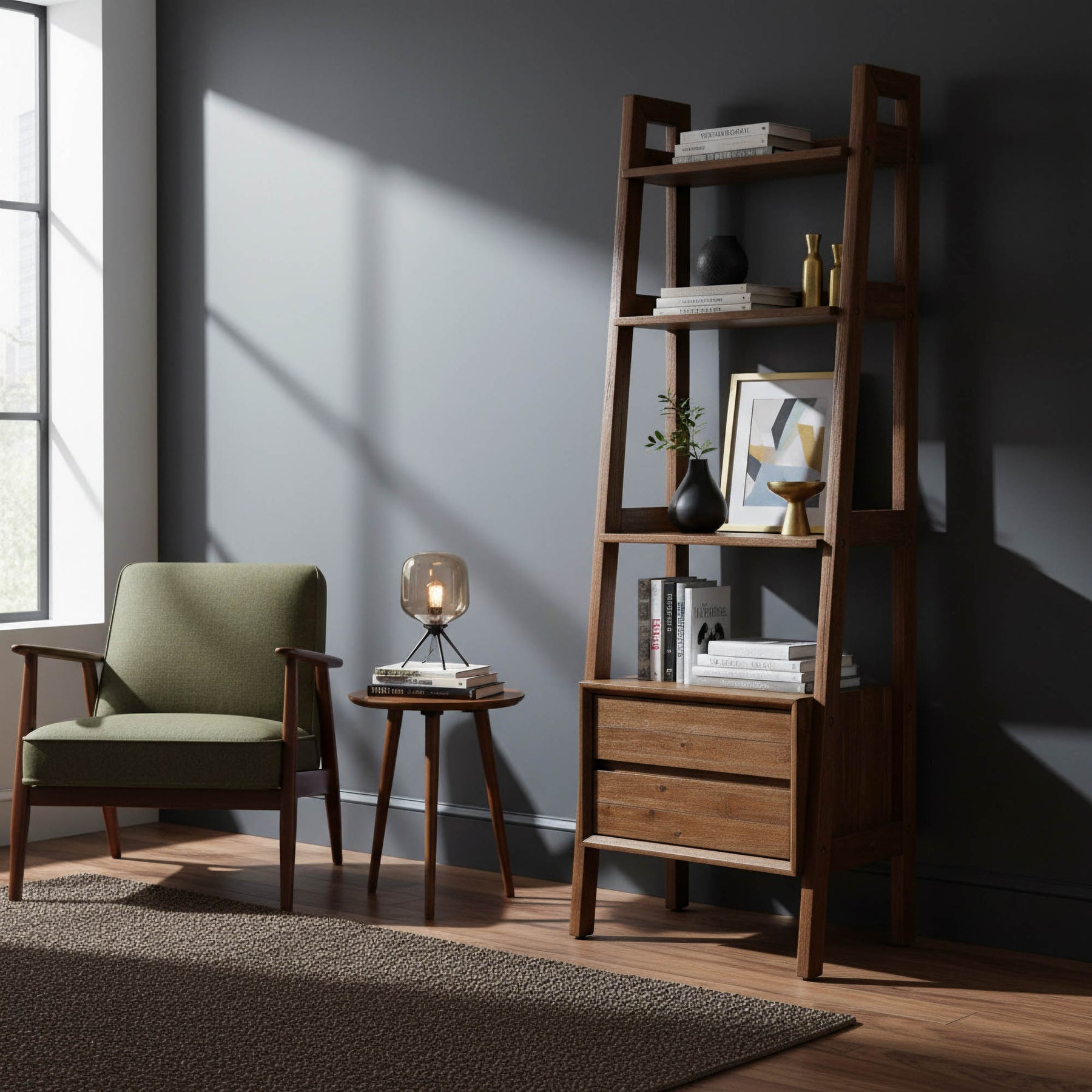 Gia Modular Bookcase - wooden bookcases with multiple shelves for ample storage | Image 2 | InSTYLE Home & Rugs