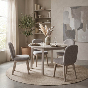 Gia Round Dining Table - stylish chairs for any table | Image 2 | InSTYLE Home & Rugs