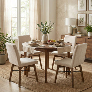 Gia Round Dining Table - elegant seating for dining areas | Image 9 | InSTYLE Home & Rugs