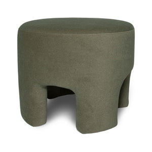 Ginger Ottoman — Downy Cream Faux Fur Accent Ottoman - faux-fur accent ottoman in downy cream | Image 2 | InSTYLE Home & Rugs